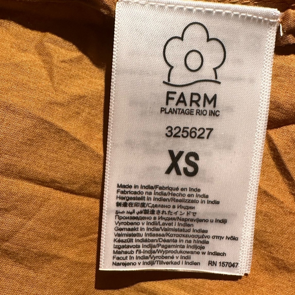 FARM Rio
Metallic Mixed Print Cotton Blend Skirt - Picture 8 of 8